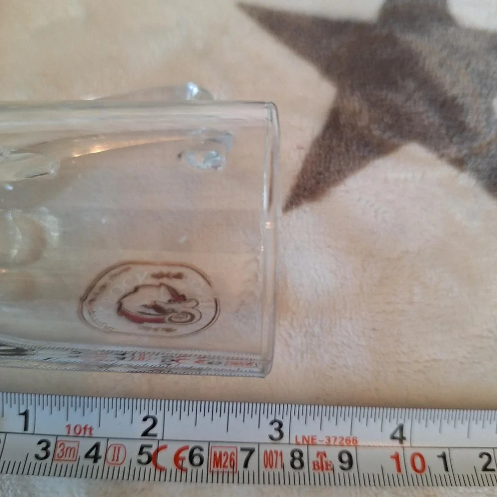 Set of 4 Rolling Rock Bock Miniature Glass Beer Mug Shot Glasses Made In France